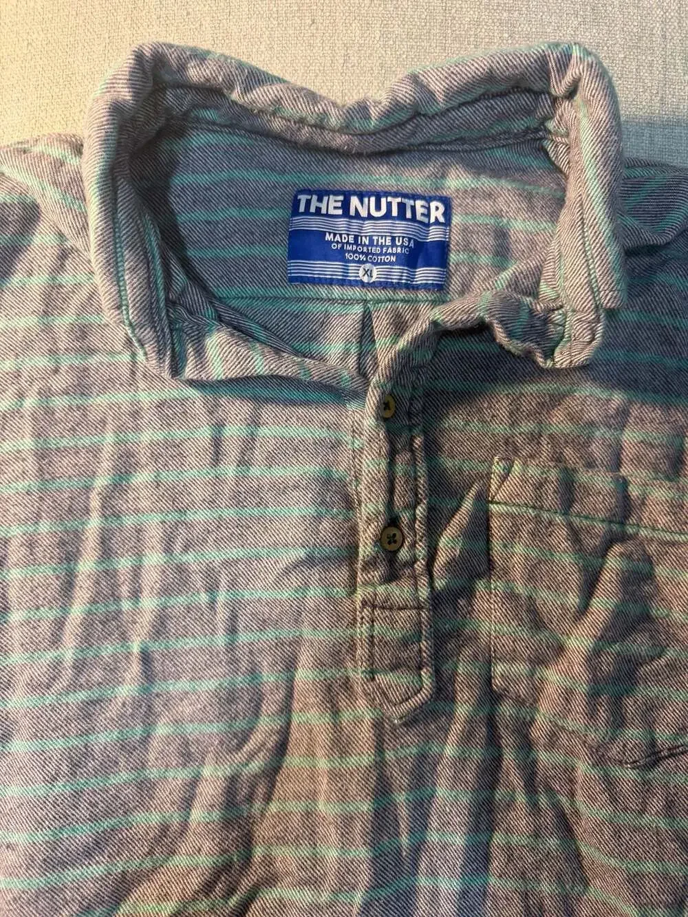 Chubbies The Nutter Long Sleeve Striped Polo Shirt
